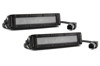 6 In LED Light Bar Single Row Straight SS6 - White Flood Light Bar (Pair)