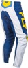 FLY RACING F-16 Pants White/Dark Blue/Yellow Men's 42 - Men's MX pants in White/Dark Blue/Yellow, size 42