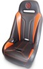 Extreme Double T Solo Seat Black/Deep Orange - Maverick X3 Turbo R