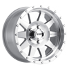 MR301 The Standard 15x7 -6mm Offset 5x4.5 83mm CB Machined/Clear Coat Wheel