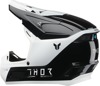 Thor Youth Fleet Storm Helmet - Large White/Black - Youth MX helmet with ERT technology