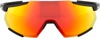 Racetrap Sunglasses Black w/ Red Mirror Lens