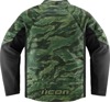 ICON Hooligan CE Tigersblood Jacket Men's 4XL Green - Men's 4XL sport riding jacket