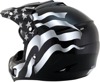 FX-17 Full Face Offroad Helmet Black/White X-Large