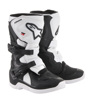 Tech 3S Youth MX Boots Black/White Size Y13