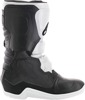 Tech 3S Youth MX Boots Black/White Size Y12