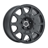 MR502 RALLY 17x8 +38mm Offset 5x100 67.1mm CB Matte Black Wheel