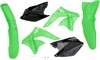 Green/Black Plastic Kit - Original 08 - For 06-08 Kawasaki KX250F