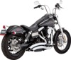 Vance & Hines HD Dyna 06-17 Big Radius 2-2 Chrome PCX Full System Exhaust