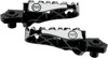 Black/Silver Hybrid Footpegs - For 10-20 Suzuki RMZ250 RMZ450