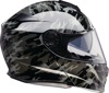 Z1R Solaris 2.0 Camo Modular Helmet XL Stealth/Black/Gray - Modular helmet with drop-down sun visor