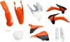 Full Plastic Kit - Orange/White/Black Original 2014 - Fits Many 13-14 KTM 125-450