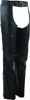 Plains Leather Chaps Black Womens - Small