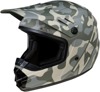 Youth Rise Camo Full Face Offroad Helmet Brown/Green/Multi Y-Small