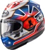 Arai Corsair-X Dani Samurai-2 Helmet XS Blue - Full-face helmet with Dani Samurai-2 graphic