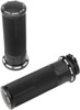 Cable Style Fusion Series Grips - Slot Track Grips Blk