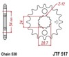 Front Steel Countershaft Sprocket - 17 Tooth 530