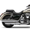 Scallop Tipped Slip On Exhaust - For 09-12 VN1700 Vulcan