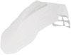 White Supermotard Front Fender - Universal For Most MX/SM Motorcycles