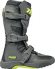 Thor Youth Blitz XR Boots Charcoal/Gray Size 5 - Youth MX boots in charcoal/gray, size 5