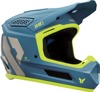 Thor Fleet Forge Helmet - M, Matte Gray/Blue/Fluorescent Yellow - MX helmet with ERT and dual-density EPS liner