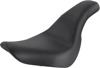 Profiler Smooth 2-Up Seat Black Gel Low - For 18-20 Harley FLSB FXLR