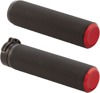 Knurled Grips - Knurled Rubber Grips Cbl Red