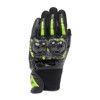 Dainese Mig 3 Unisex Leather Gloves Black/Anthracite/Yellow L - Unisex leather gloves for comfort and protection