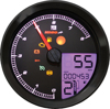 LCD Color Change Speedo and Tachometer - Black