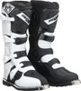 Moose Offroad Qualifier Boots White/Black Size 14 - Off-road riding boots in White/Black, Size 14