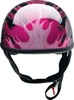 Z1R CC Beanie Hellfire Helmet Gloss Pink 3XL - Half face helmet with Hellfire graphic