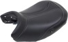 Heated Adventure Tour Vinyl 2-Up Seat Black Foam Low - R1200GS