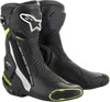 SMX Plus Street Riding Boots Black/White/Yellow US 10.5