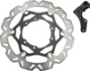 Front Oversize OSX 280 Brake Rotor with Bracket - F O/S 280M Rtr Kit Carbon Look