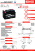 SLA Factory Activated AGM Maintenance Free Battery - Replaces YTZ10S