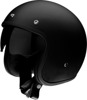 Saturn Open Face Street Helmet Matte Black Small