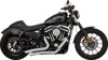 Vance & Hines HD Sportster 14-22 Big Radius 2-2 Chrome PCX Full System Exhaust