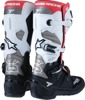 Moose Offroad Tech 7 Boots Black/Red/White Size 8 - MX boots with TPU protection and ergonomic fit