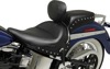 Wide Studded Naugahyde Pillion Pad - For 05-17 Harley FLSTN