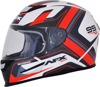 FX-99 Full Face Street Helmet Red Small