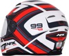 FX-99 Full Face Street Helmet Red Small