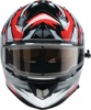 Z1R Warrant Neuron Snow Electric Helmet - Small, Red - Heated electric shield snow helmet