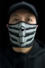 Half-Face Neoprene Mask - Face Mask Neo 1/2 Glow Bones