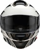 Z1R Solaris 2.0 Slater Modular Helmet XS Matte Black/White - Modular helmet with drop-down sun visor