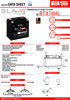 SLA MAX Factory Activated AGM Maintenance Free Battery - Replaces YTX14HL