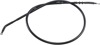 Black Vinyl Clutch Cable - Kawasaki ZX6R ZX550Gpz