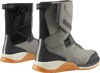 ICON Alcan Waterproof Boots - Gray, Size 12 - Waterproof riding boots for adventure touring.