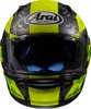 Arai Regent-X Patch Helmet Yellow Frost XL - Full face helmet in Yellow Frost XL