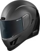 ICON Airform Counterstrike MIPS Helmet 2XL Matte Black/Silver - Full-face helmet with MIPS & moisture-wicking liner