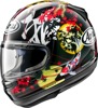 Arai Signet-X Oriental 2 Helmet XS Multi Gloss - Full-face helmet with Oriental 2 graphic.